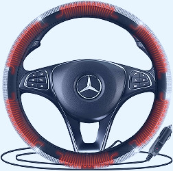 Amazon.com: Zone Tech Car Steering Wheel Bling 12V Heated Cover - Classic  Black and White Diamonds Rhinestone Premium Quality Ultra Comfortable  Leather Universal Fit : Automotive